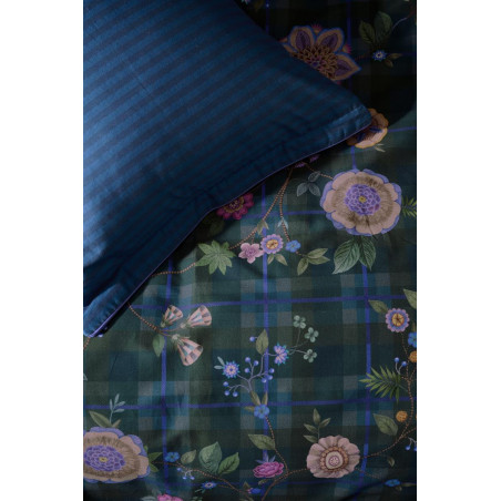 Pip Studio patalynės komplektas Flores Felices Dark Blue